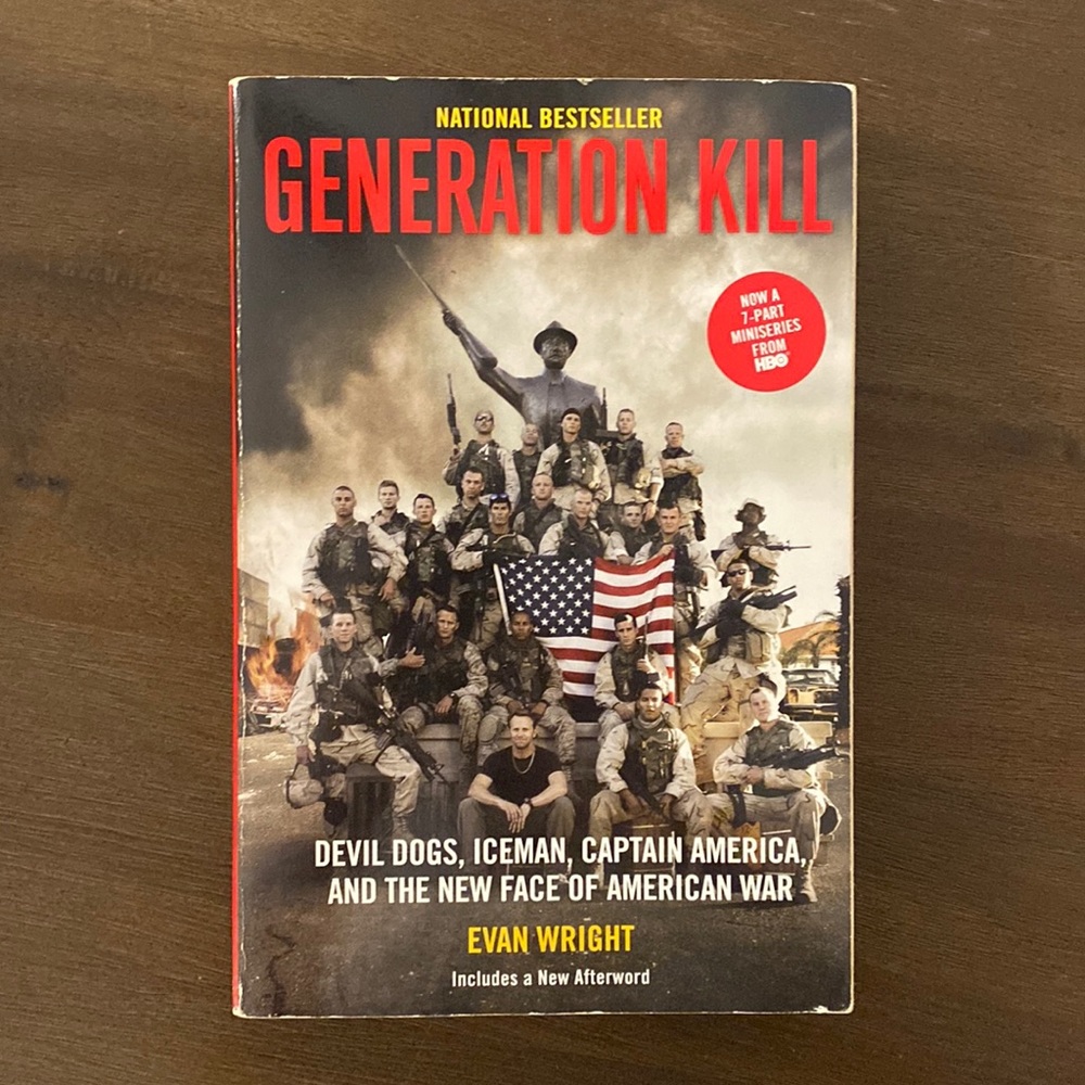 Generation Kill by Evan Wright (paperback) Includes a New Afterword